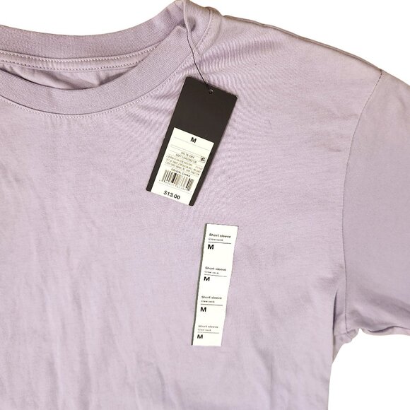 Original Use Light Purple Colorblock Cotton Blend T-Shirt Size Medium - Picture 3 of 6